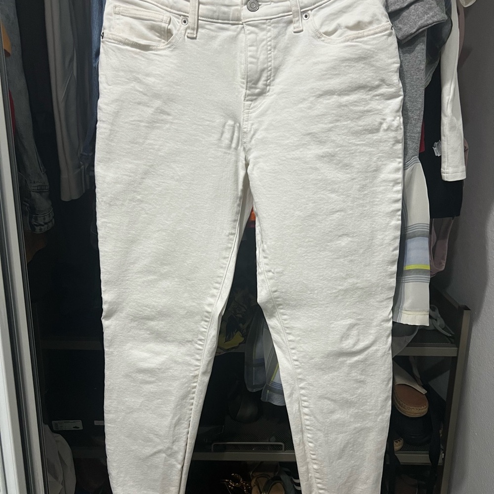 Lucky Brand Women's White Skinny Jeans